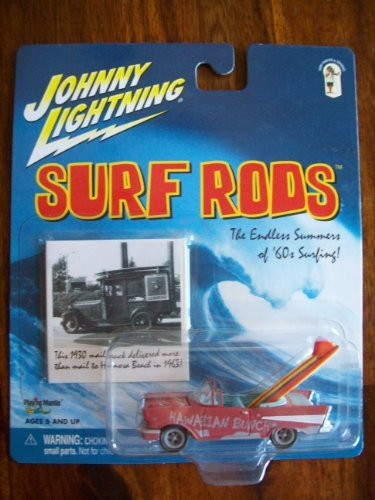Johnny Lightning Surf Rods - Hawaiian Bunch -1957 Chevrolet Bel Air Convertible 1-64th