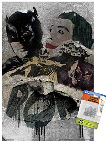 DC Comics - Batman - Grunge Wall Poster with Push Pins