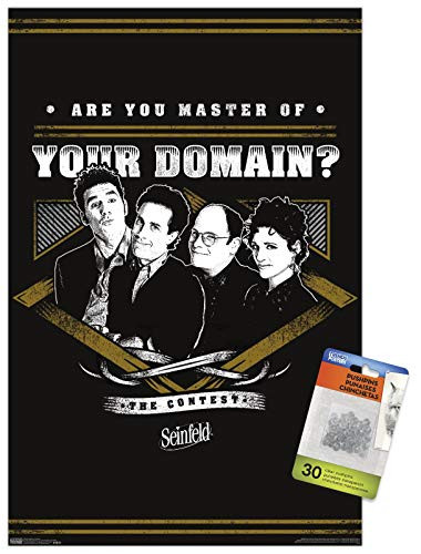 Seinfeld - Domain Wall Poster with Push Pins