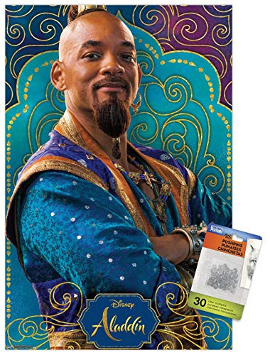 Disney Aladdin - Genie Pose Wall Poster with Push Pins