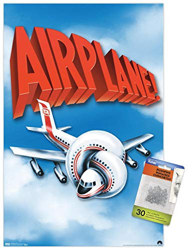Airplane - Key Art Wall Poster with Push Pins