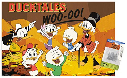 Disney Ducktales - Group Wall Poster with Push Pins