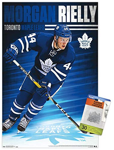NHL Toronto Maple Leafs - Morgan Rielly 16 Wall Poster with Push Pins