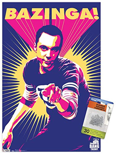 The Big Bang Theory - Sheldon Wall Poster with Push Pins