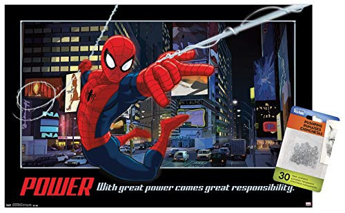 Marvel Comics - Spider-Man - Power Wall Poster with Push Pins