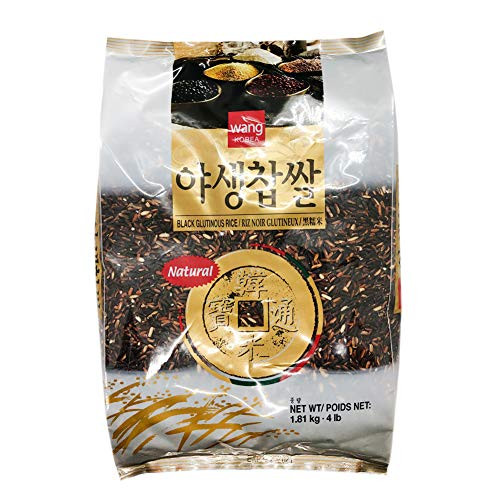 Black Glutinous Rice Wild Sweet Rice Sticky Rice - 4 Pound ????