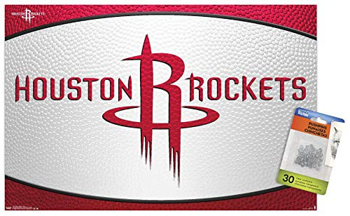 NBA Houston Rockets - Logo 14 Wall Poster with Push Pins