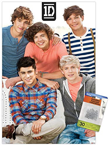 One Direction - Group Wall Poster with Push Pins