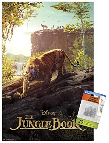 Disney The Jungle Book - Tiger Wall Poster with Push Pins
