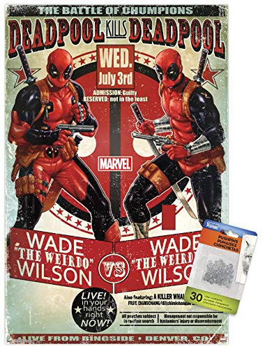 Marvel Comics - Deadpool - Chumpions Wall Poster with Push Pins