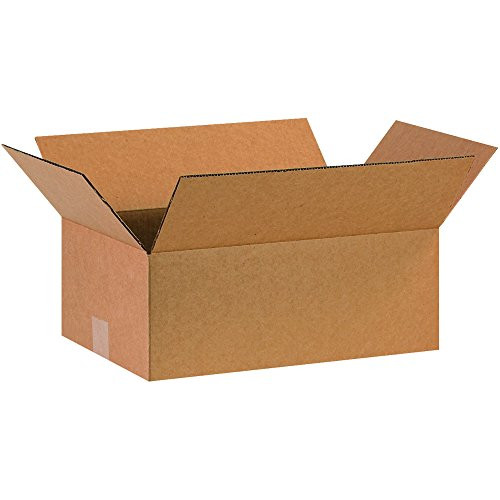 Partners Brand P16106 Corrugated Boxes  16 L x 10 W x 6 H  Kraft Pack of 25