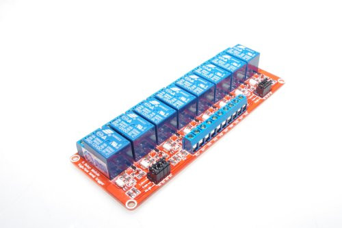 SMAKN SRD-12VDC-SL-C 8 Channel DC 12V High Low Level Power Relay Module Board