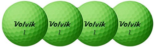 Volvik Vivid XT Golf Balls, Matte Green (One Dozen)