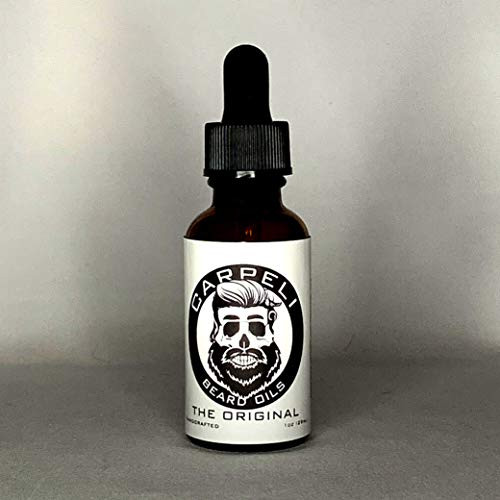 The Original  Natural Beard Oil For Men   1 Oz With Dropper   Great For Sensitive Skin - Helps With Skin Hydration and Beard Growth   Soften Your Beard   by Carpeli