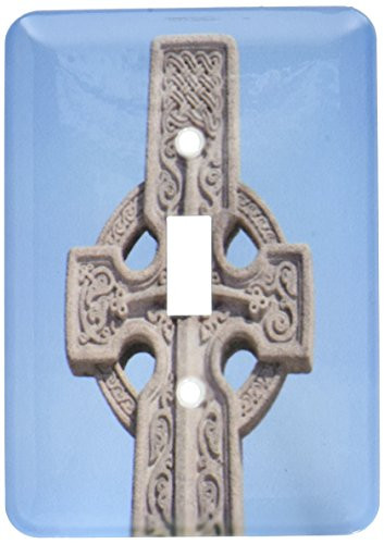 3dRose lsp828021 Scotland  Edinburgh  Stone Celtic Cross Eu36 Cmi0157 Cindy Miller Hopkins Single Toggle Switch
