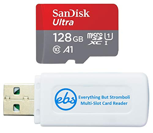 SanDisk 128GB Ultra Micro SD Memory Card Class 10 Works with Canon Ivy CLIQ Ivy CLIQ Instant Film Camera SDSQUAR-128G-GN6MN Bundle with 1 Everything But Stromboli SD MicroSD Card Reader SanDisk 128GB Ultra Micro SD Memory Card Class 10 Works with Canon Ivy CLIQ Ivy CLIQ Instant Film Camera SDSQUAR-128G-GN6MN Bundle with 1 Everything But Stromboli SD MicroSD Card Reader
