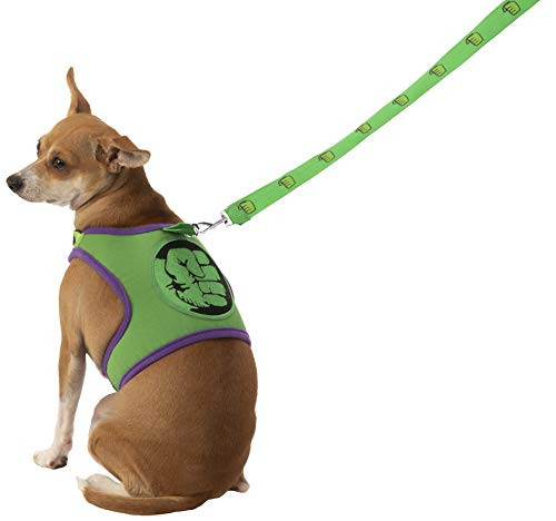 Marvel Classic Universe The Incredible Hulk Pet Leash   Harness  Large