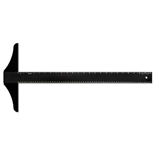 Alumicolor 24-inch Professional Aluminum T-Square for Art Framing   Drafting  Black