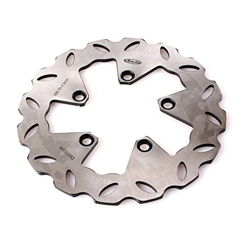 GZYF Rear Brake Disc Rotor For Suzuki SV 650 99-02 & HAYABUSA GSXR 1300 99-07 Silver DBS009W