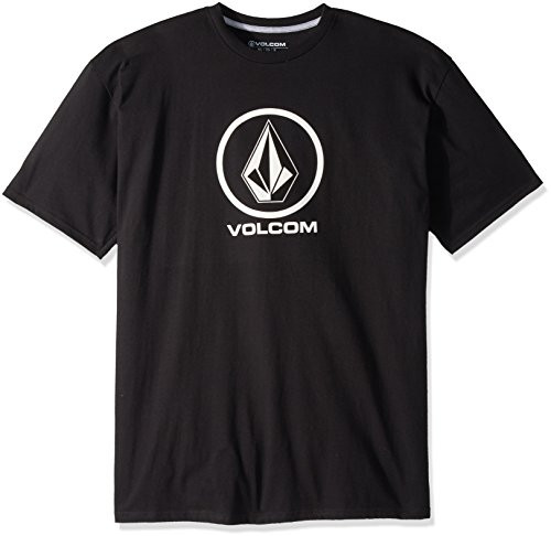 Volcom Men s Crisp Stone Short Sleeve Tee  black  Extra Large
