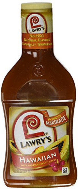 Lawry s Hawaiian with Tropical Fruit Juices Marinade 12oz Bottle Pack of 3 Lawry s Hawaiian with Tropical Fruit Juices Marinade 12oz Bottle Pack of 3