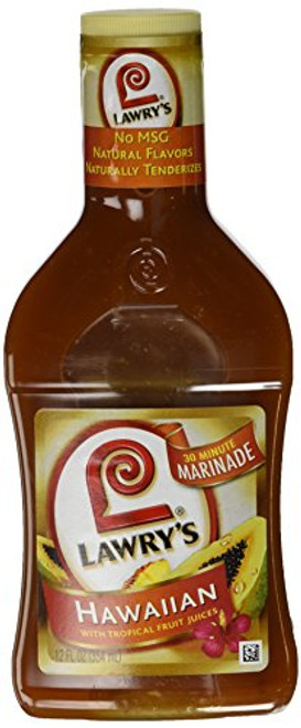 Lawry s  Hawaiian with Tropical Fruit Juices Marinade  12oz Bottle Pack of 3