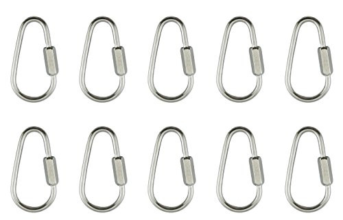 10 Pieces Stainless Steel 316 Pear Shape Quick Link 1-8  or 3-5mm Marine Grade