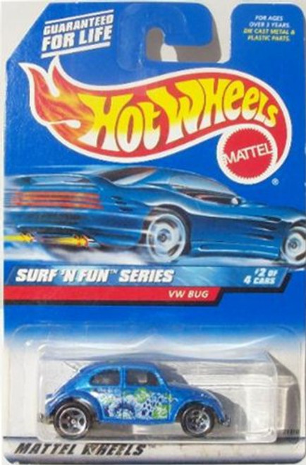 Hot Wheels VW BUG 1999 Surf N Fun Series Blue VW Bug 2-4 1 64 Scale Collectible Die Cast Car Hot Wheels VW BUG 1999 Surf N Fun Series Blue VW Bug 2-4 1 64 Scale Collectible Die Cast Car