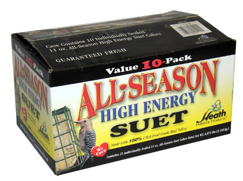 Heath Outdoor Products DD4-10 All Season High Energy Suet Cake  Case Of 10
