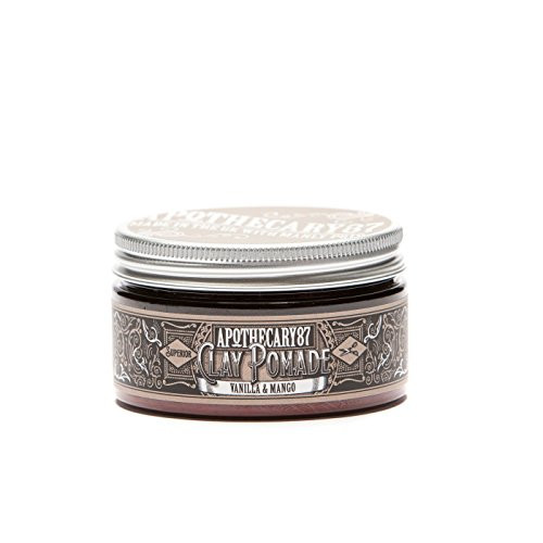 Apothecary 87  Vanilla and Mango  Medium to Strong Hold Styling Clay Pomade 3-4 Oz