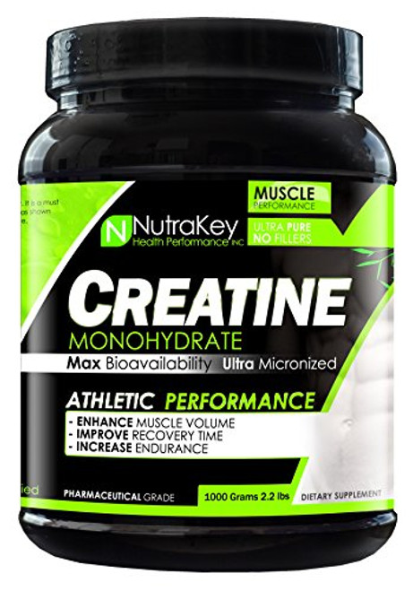NutraKey Creatine Monohydrate 1000 Gram