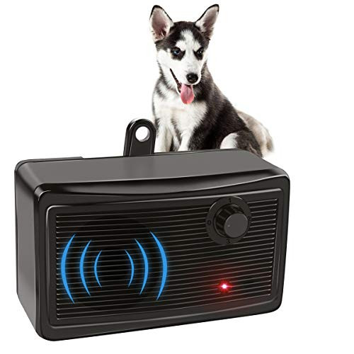GWolffy Bark Control Device  Upgraded Mini Bark Control Device Outdoor Anti Barking Ultrasonic Dog Bark Control Sonic Bark Deterrents Silencer Stop Barking Anti Barking Device