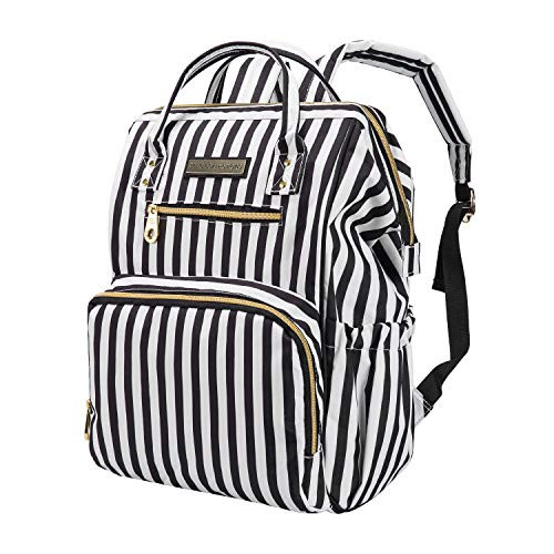 SoHo Metropolitan Diaper Backpack Tote 3Pc Black Stripes SoHo Metropolitan Diaper Backpack Tote 3Pc Black Stripes