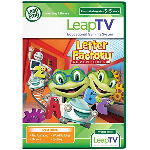 LeapFrog LeapTV Letter Factory Adventures Educational, Active Video Game LeapFrog LeapTV Letter Factory Adventures Educational, Active Video Game