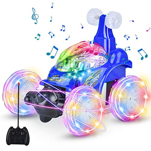 UTTORA Remote Control Car RC Cars Toy for Kids High Speed RC Stunt Car for Boys Girls 360 Rotating Off Road Stunt Car Outdoor Electric RC Truck Rechargeable RC Car for Kids Adult Blue UTTORA Remote Control Car RC Cars Toy for Kids High Speed RC Stunt Car for Boys Girls 360 Rotating Off Road Stunt Car Outdoor Electric RC Truck Rechargeable RC Car for Kids Adult Blue
