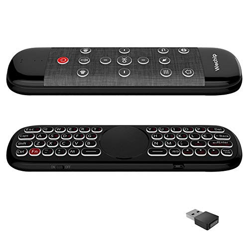 Voice Remote WeChip W2 Pro 2-4G Wireless Smart TV Remote Control Wireless Keyboard with Backlight for Android TV Box-PC-Smart TV-Projector-All-in-one PC Voice Remote WeChip W2 Pro 2-4G Wireless Smart TV Remote Control Wireless Keyboard with Backlight for Android TV Box-PC-Smart TV-Projector-All-in-one PC