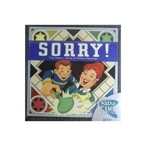 Sorry Retro Edition by Parker Brothers - The Classic Game of Sweet Revenge