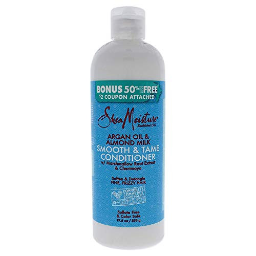 Shea Moisture Argan Oil and Almond Milk Smooth and Tame Conditioner  19-5 Ounce