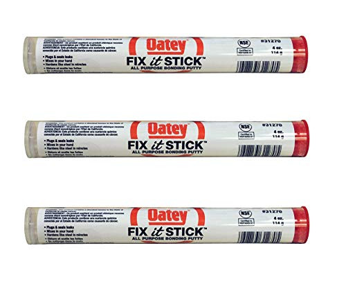 Oatey 31270 Tubes Epoxy Putty  Display 4-Ounce  Sold as 3 Pack