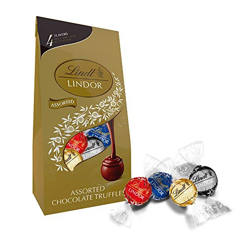 Lindt LINDOR 4 Flavors Assorted Truffles  19 oz- Bag
