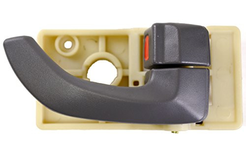PT Auto Warehouse HY-2503G-RH - Inside Interior Inner Door Handle  Gray - Passenger Side