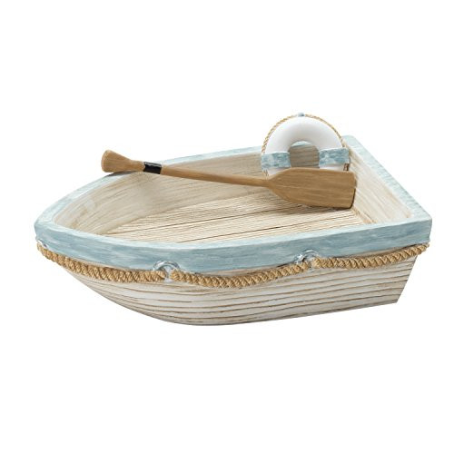 Zenna Home, India Ink Seaside Serenity Soap Dish, Coastal/Beach