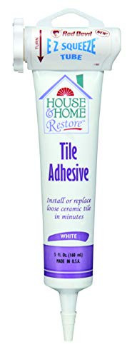 Red Devil 0498 House   Home Restore Tile Adhesive EZ Squeeze Tube  5 Fl- Oz  5-Pack  White  5 Pack