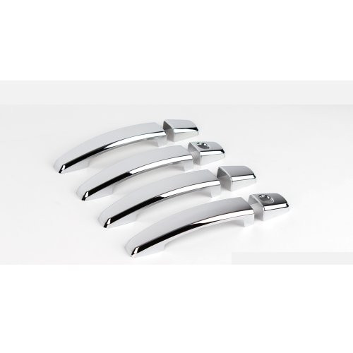 SAFE Chrome Door Catch Molding Trim 9-pc Set for 2008 2009 2010 2011 2012 2013 Chevy Holden Captiva