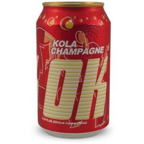 OK Kola Champagne - Puerto Rico s Favorite Soda - 12 oz cans - 8 Pack