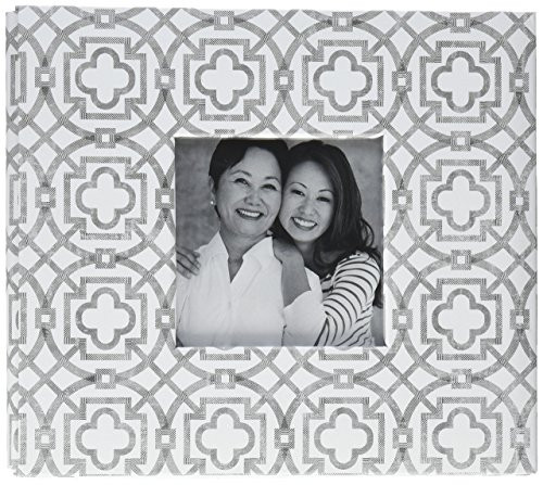 K Company 30-705104 8  x 8  Patterned Post Bound Window Album