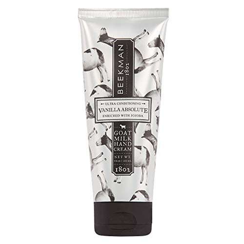 Beekman 1802 - Hand Cream - Vanilla Absolute - Moisturizing Goat Milk-Based Hand Cream for Dry Skin - Cruelty-Free Bodycare - 3-4 oz Beekman 1802 - Hand Cream - Vanilla Absolute - Moisturizing Goat Milk-Based Hand Cream for Dry Skin - Cruelty-Free Bodycare - 3-4 oz