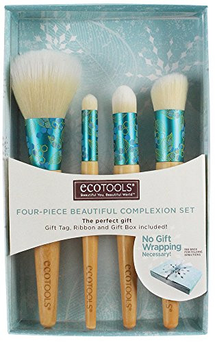 EcoTools-Cruelty Free Four Piece Beautiful Complexion Set 4 Count-Mattifying Finish  Skin Perfecting  Eye Perfecting  Correcting Concealer