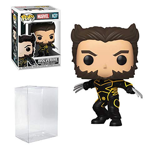 Wolverine X-Men 20th Anniversary  637 Marvel Pop Vinyl Figure Includes Compatible EcoTek Pop Box Protector Case