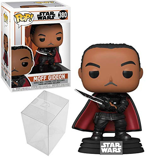 Pop! Star Wars Mandalorian - Moff Gideon with Darksaber Bundle with 1 PopShield Pop Box Protector Pop! Star Wars Mandalorian - Moff Gideon with Darksaber Bundle with 1 PopShield Pop Box Protector